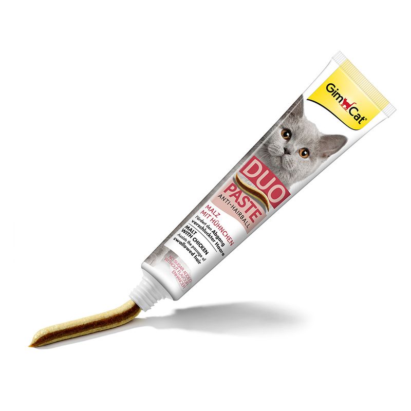 GimCat Anti-Hairball Duo Paste - Malt & Chicken 50g