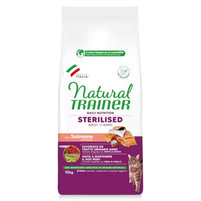 Natural Trainer Sterilised Salmon 10 kg