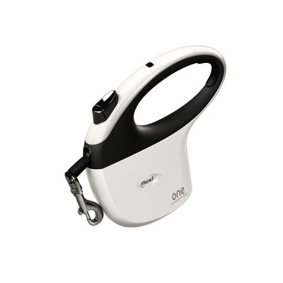 flexi One The Avantgarde Harness Leash - White Leash up to 25kg