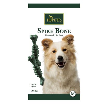 HUNTER Spike Bone Dog Chew 68g (4 bones/package)