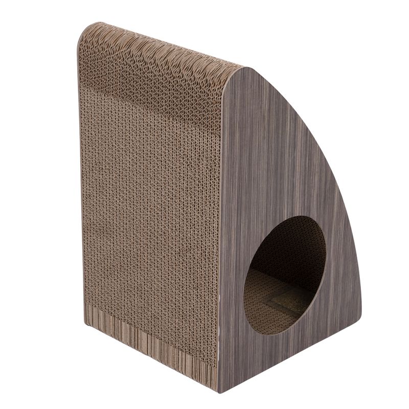 Modern Living Oviedo Triangular Scratcher approx. 27 x 24 x 39.5cm (L x W x H)