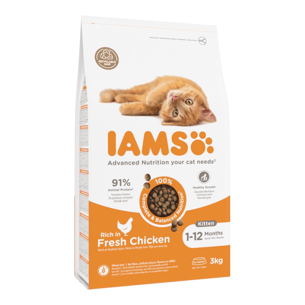 IAMS Advanced Nutrition Kitten with Fresh Chicken 3kg