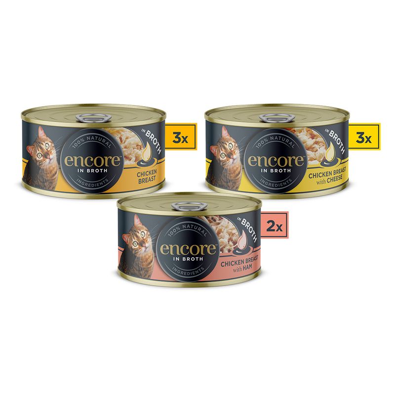 Encore Cat Tin Saver Pack 48 x 70g Chicken Breast