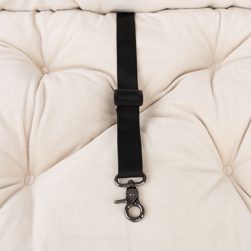 Nomad Tales Blush Car Seat for Dogs - Beige 43 x 51 x 51 cm (L x W x H)