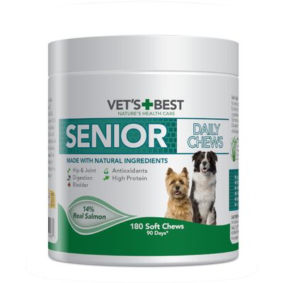 Vet's Best Senior Daily Chews Salmon 400g (180 Chews)