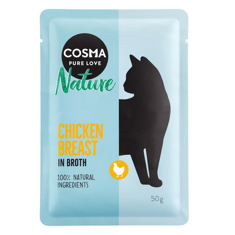 Cosma Nature Pouches Saver Pack 18 x 50g Mixed Pack (6 Varieties)