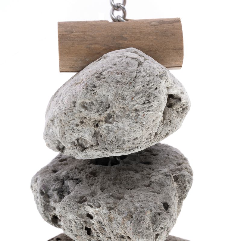 TIAKI Stone Block Bird Toy approx. 6 x 30cm (Ø x L)