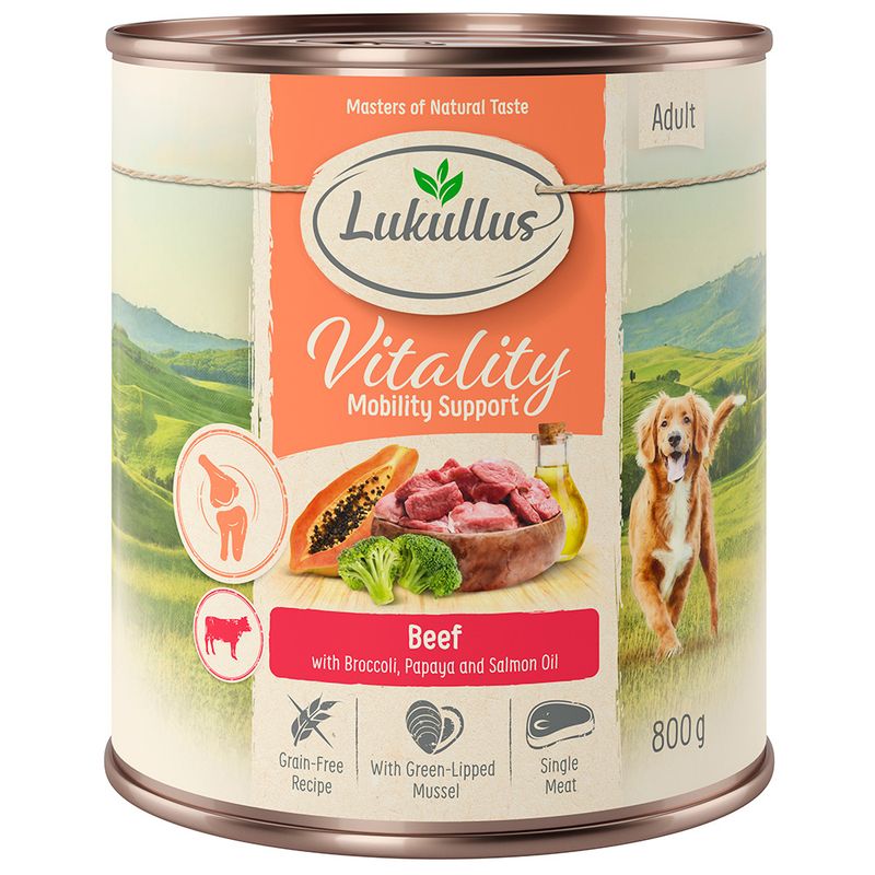 Lukullus Vitality Joints: Beef (Grain-Free) 6 x 800g