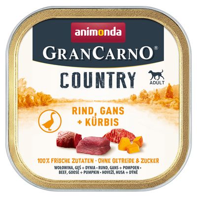animonda GranCarno Adult Country 22 x 150g Beef, Goose & Pumpkin