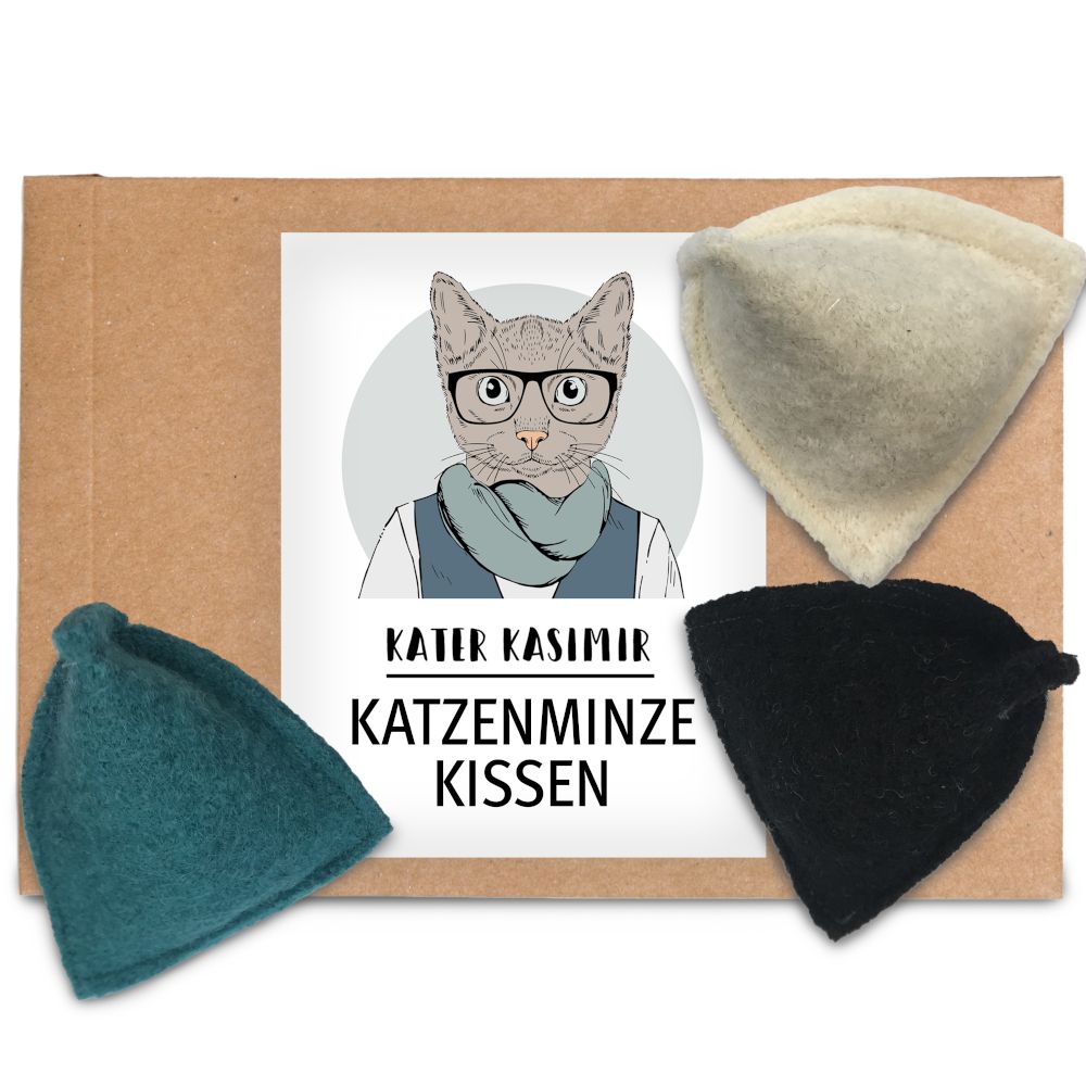 Cat Casimir Catnip Pillow set of 3