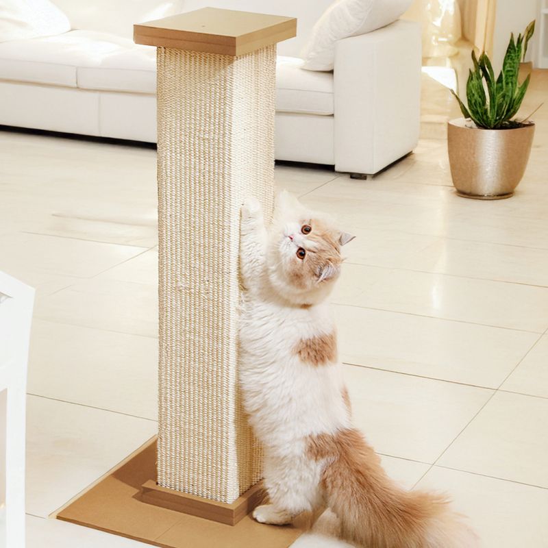 Canadian Cat Company Kenny Scratching Post Beige