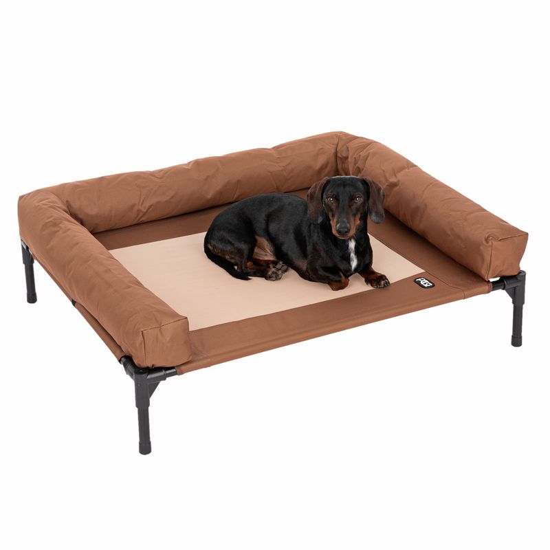 TIAKI dog sofa Sun Cream Size L: L 91 x W x H 76 x 18 cm