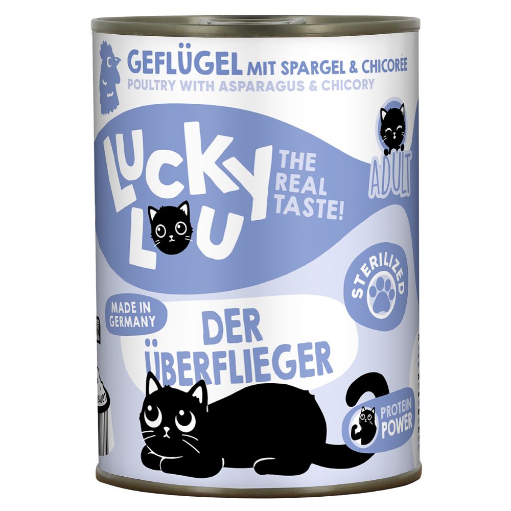 Lucky Lou Adult Saver Pack 24 x 400g Poultry