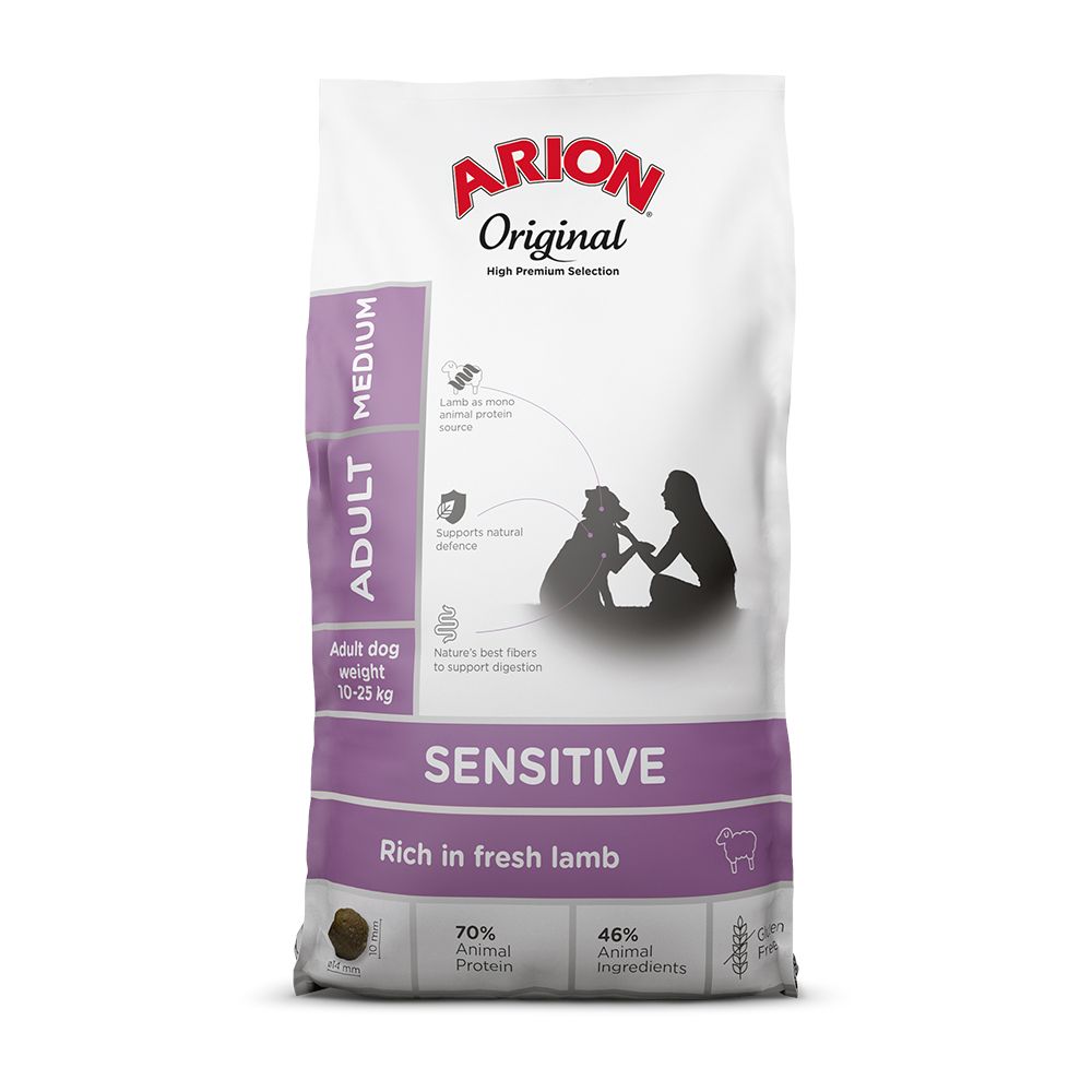 Arion Original Sensitive Medium Breed Lamb 12kg