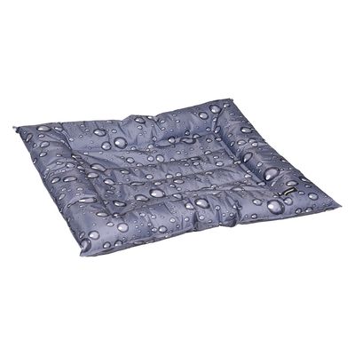 Flamingo Cooling Bed Fresk Drop Grey Size S: 66 x 56 cm (L x W)
