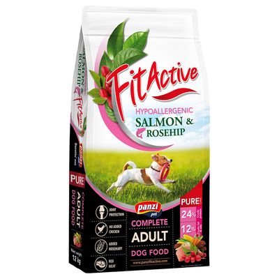 FitActive Pure Hypoallergenic Salmon & Rosehip 12kg