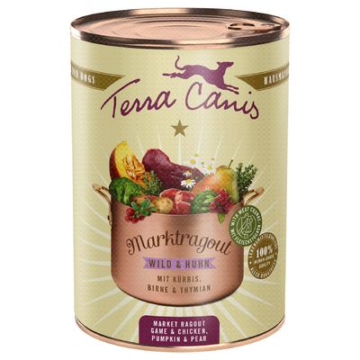 Terra Canis Market Ragout 12 x 385g Game & Chicken with Pumpkin, Pear & Thyme