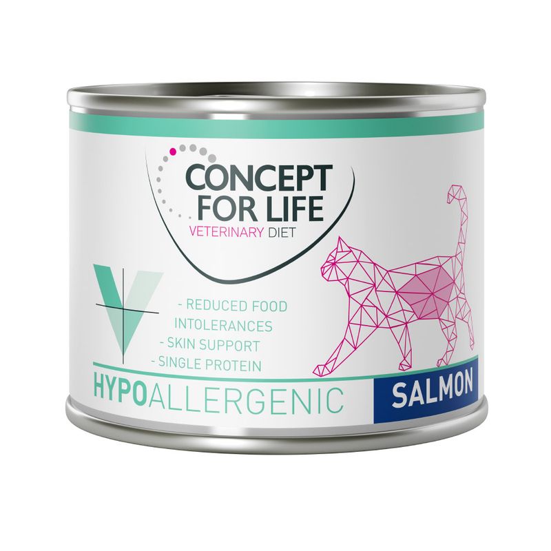 Concept for Life Veterinary Diet Saver Pack 24 x 185g/200g Hypoallergenic Salmon (24 x 185g)