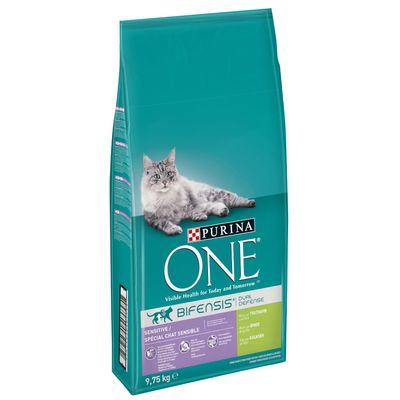 PURINA ONE Sensitive Turkey & Rice Dry Cat Food 1.4kg