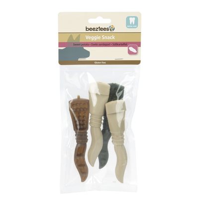 Beeztees Veggie Dental Care Snack 4 Treats (each 13cm)