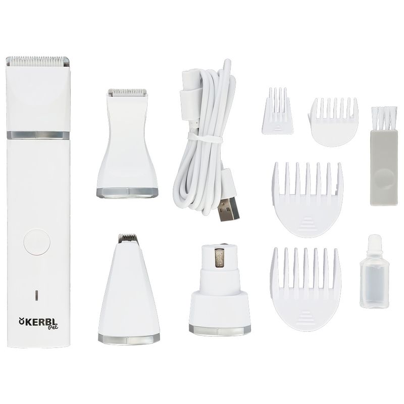 Kerbl Pet Cordless Multi-Trimmer 4in1 white