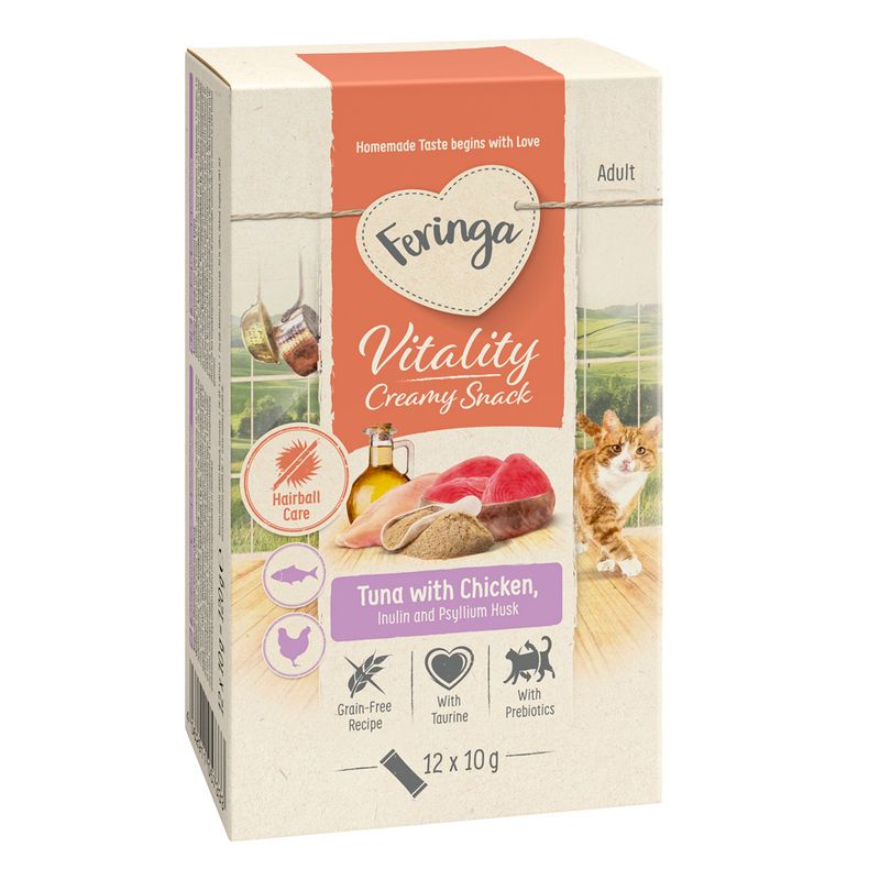 Feringa Vitality Creamy Snacks Chicken (12 x 10g)