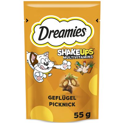 Dreamies ShakeUps with Multivitamins Snacks Rockin' Roost (55g)