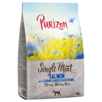 Purizon Single Meat Salmon with Cornflower Blossoms 400g