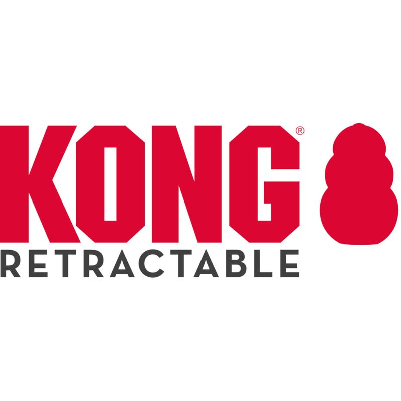 KONG Terrain Retractable Leash Black Size M: up to 30kg, leash length approx. 5m