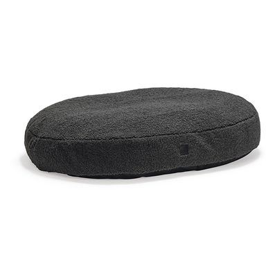 Designed by Lotte Yndis Oval Cushion Charcoal Grey