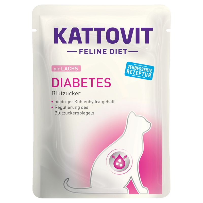 Kattovit Diabetes/Weight Pouches 24 x 85g Chicken