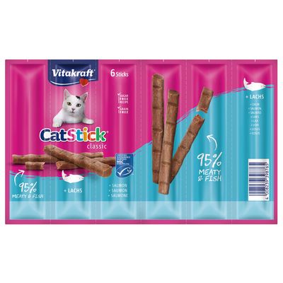 Vitakraft Mini Cat Sticks - 6 x 6g Classic: Duck & Rabbit
