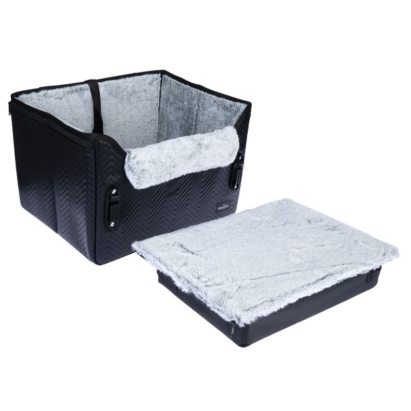 Nomad Tales Blush Deluxe Car Seat - Stone/Ebony 42 x 32 x 28.5 cm (L x W x H)