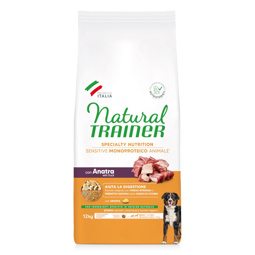 Natural Trainer Sensitive Adult Medium & Maxi with Duck 12 kg