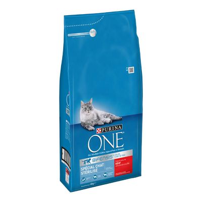 PURINA ONE Cat Sterilized beef, wheat 6 kg