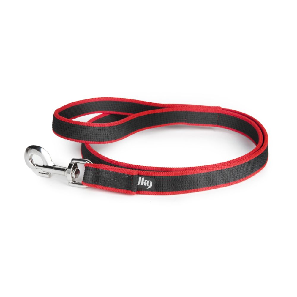 Julius-K9 Premium Jogging Lead - Red 120cm long, 25mm wide