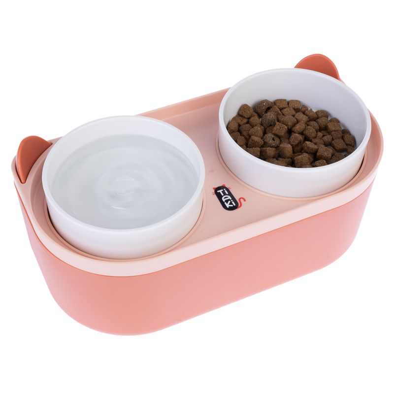 TIAKI Double Bowl with Food Container 2 x 420ml