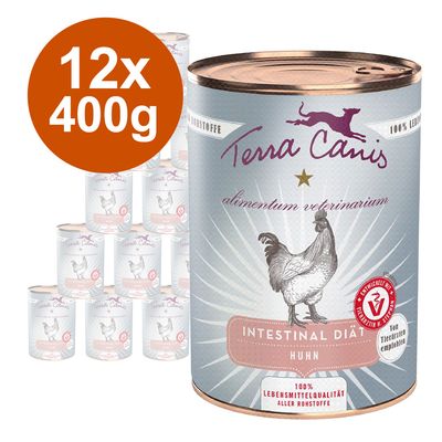 Saver Pack Terra Canis Alimentum Veterinarium Intestinal 12 x 400 g Chicken