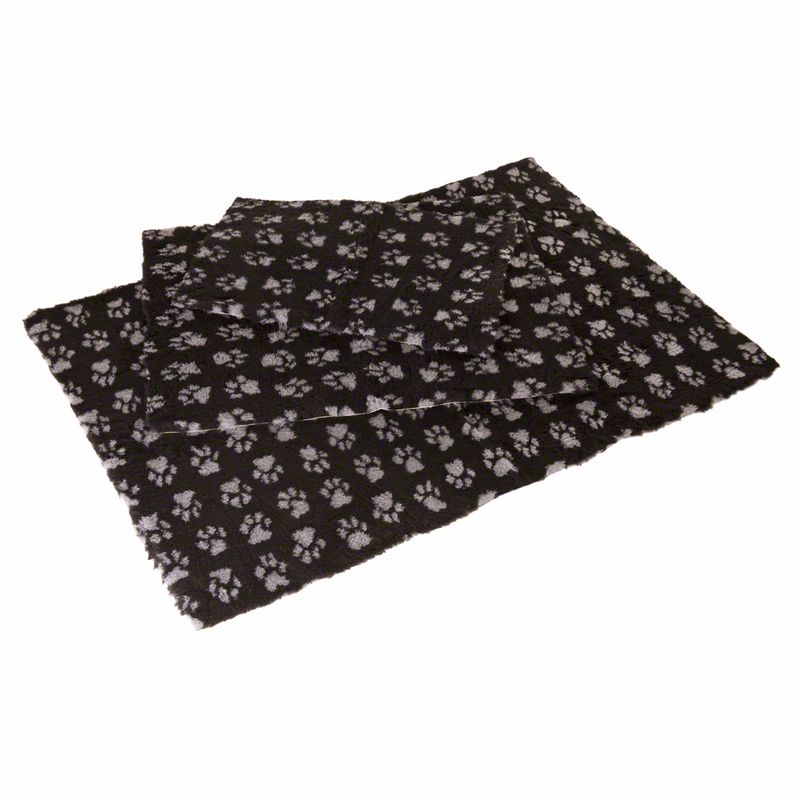 Vetbed® Isobed SL Paw Blanket - Black/Grey 75 x 50 cm (L x W)