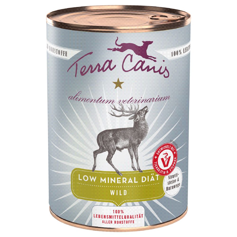 Terra Canis Alimentum Veterinarium Low Mineral Diet 6 x 400 g Chicken