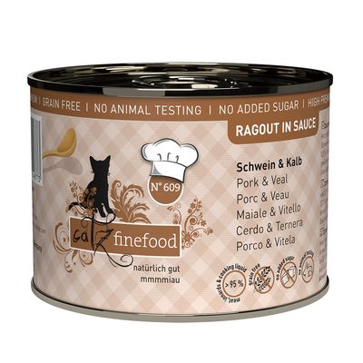 catz finefood Ragout 6 x 190g No. 603 Goose & Turkey