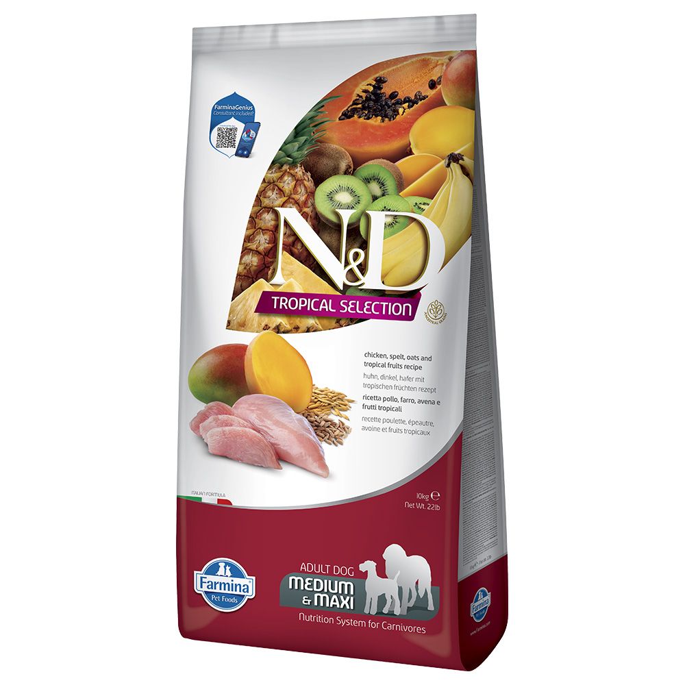 N&D Dog Tropical Selection with Chicken 10kg
