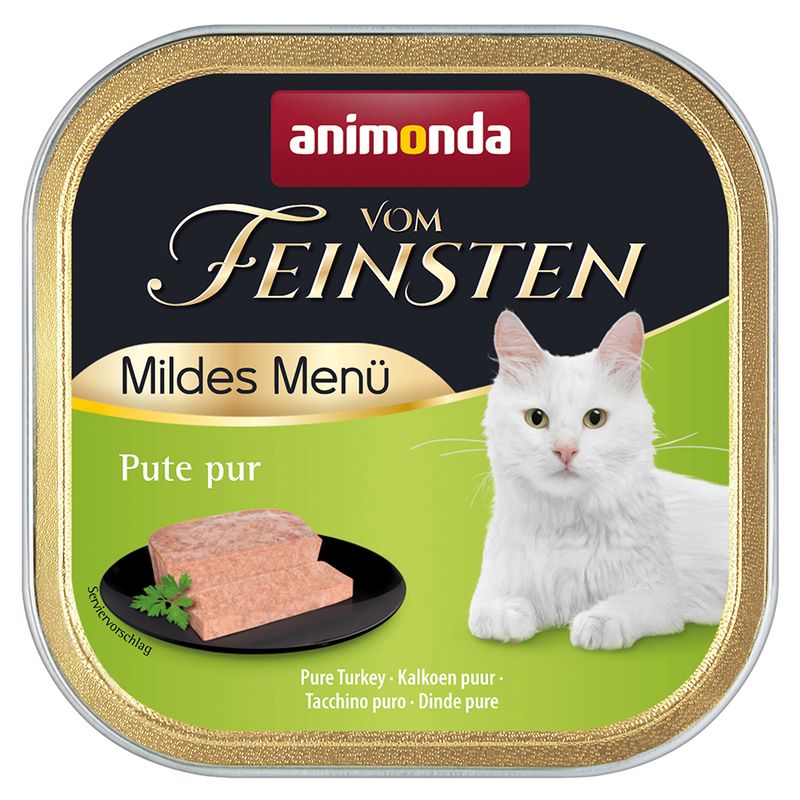 animonda vom Feinsten Mild Menu Adult 6 x 100g Pure Turkey