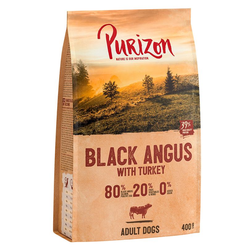 Purizon Black Angus Beef with Turkey Adult – Grain-free 100g