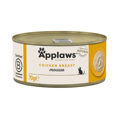 70g Applaws Mousse Chicken (6 x 70g)