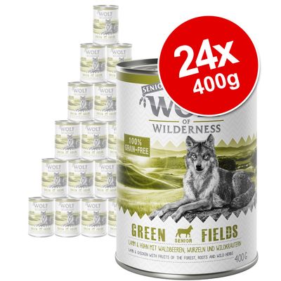 Wolf of Wilderness Senior Saver Pack 24 x 400g Mixed Pack