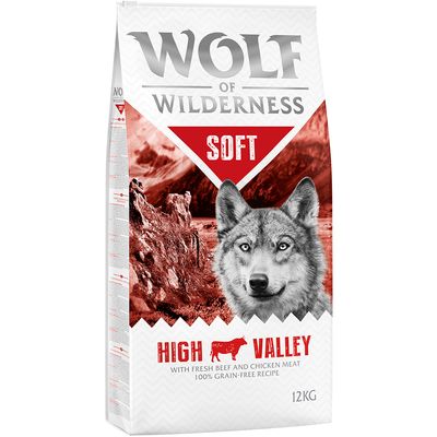 Wolf of Wilderness Soft “High Valley” - Beef 1kg
