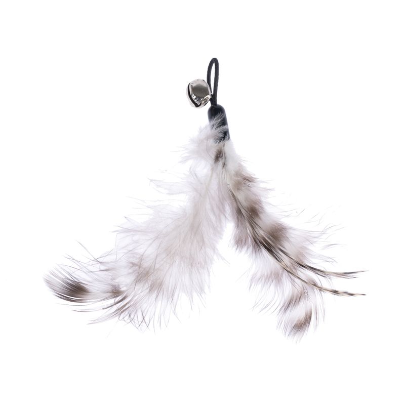 zooplus Basics 4-in-1 Interactive Cat Toy Dangler (95cm), 4 Attachments (each 15cm)