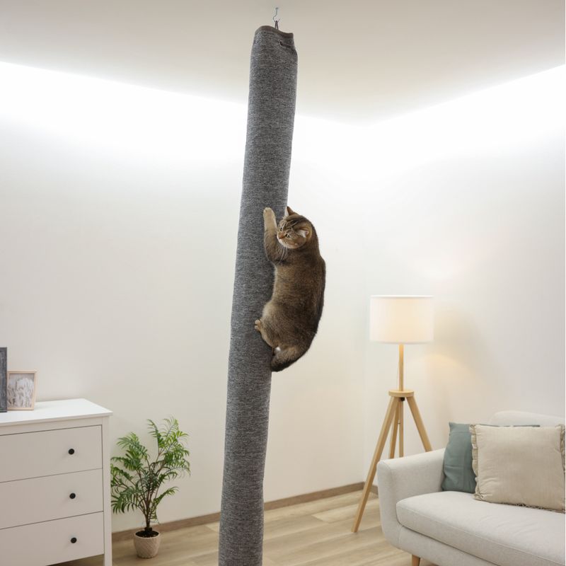 Kerbl Pet Klettersack Carpet for Cats Grey