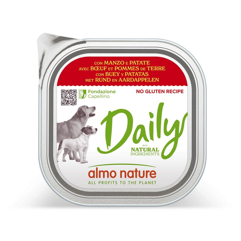 Almo Nature Daily 9 x 300g With Veal & Carrots